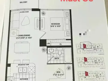 Condominium with xxx sqft, x Bedroom, x Bathroom