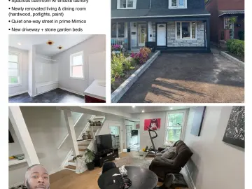 x Bed x Bath End Unit Townhome in Prime Mimico